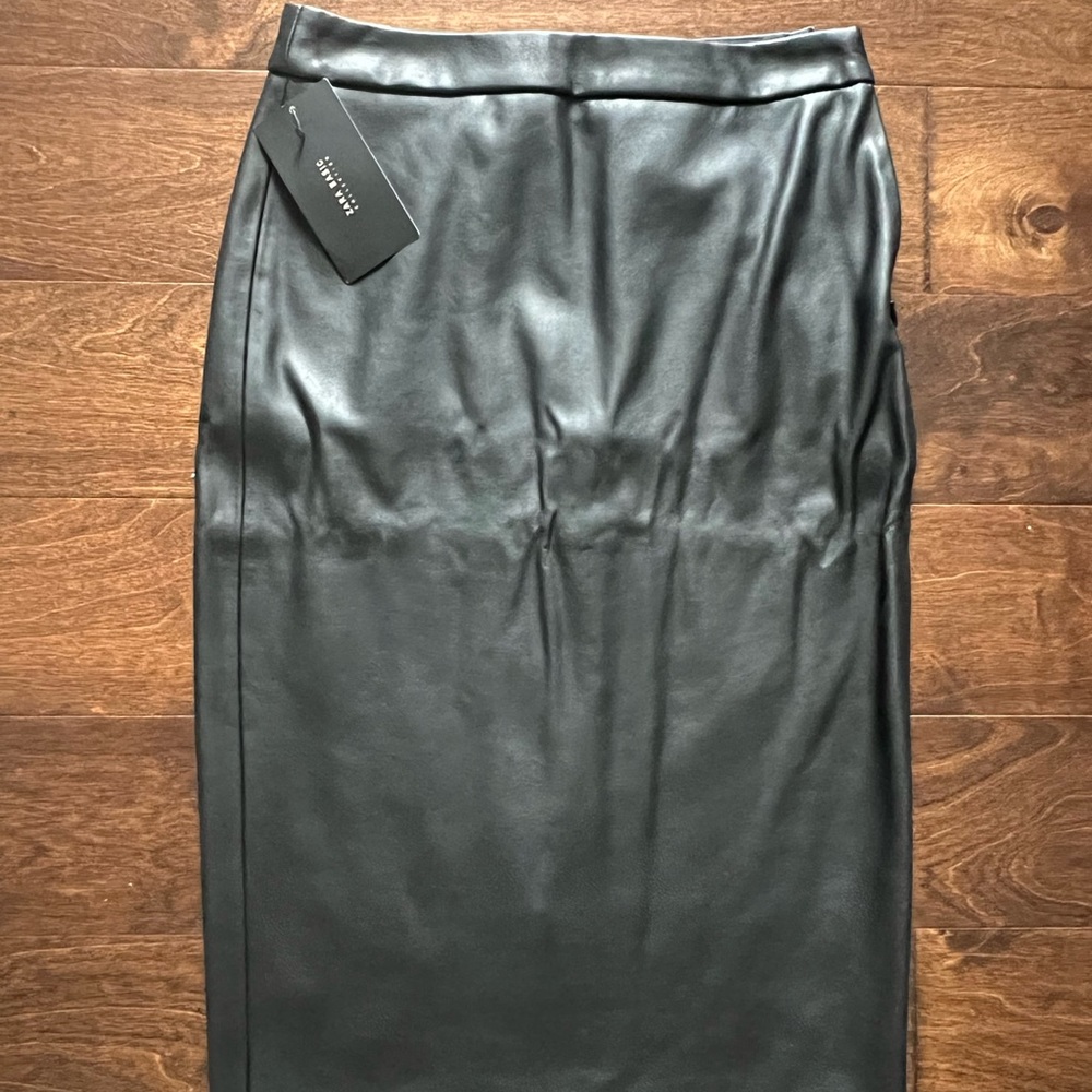Zara Basic Leather Skirt